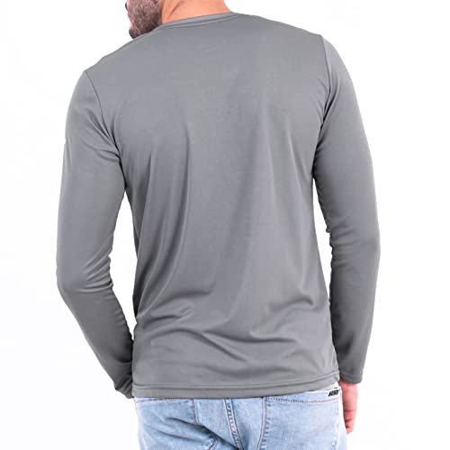 Camisa Térmica Segunda Pele Proteção Uv Nova Street Mista Cor:Cinza;Tamanho:M