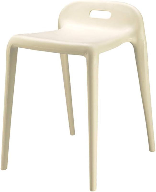 Amazon Com Bseack Store Chair Chair Stackable Design One Piece Simple Horse Chair Household Living Room Dining Room Leisure Plastic Chair 8 Colors Color White Home Kitchen