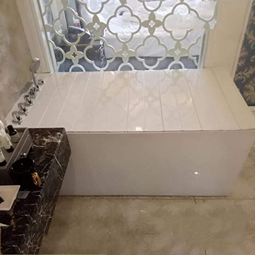 Couvercle d'isolation de baignoire JATIBOSH thermique et pliable