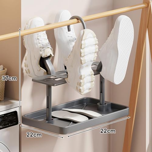 Porte-chaussures mural en acier compact pour sandales d'extérieur - 6