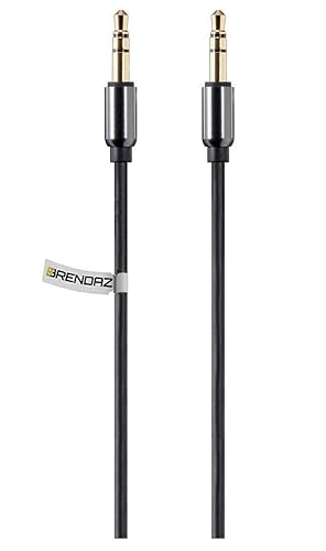 BRENDAZ Cable de audio estéreo mini auxiliar TRS de 0.138 in compatible con Bose SoundLink Color II, Revolve+ altavoz Bluetooth (3 pies)