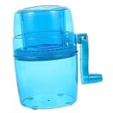Máquina para afeitar hielo: es segura de usar, no hará daño la usa y también es de limpiar después de usarla, trituradora de hielo manual para