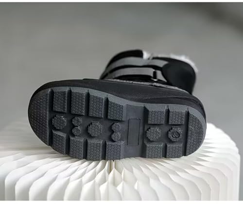 SECHRITE Toddler Kids Snow Boots Winter Boots Waterproof Outdoors Warm Duck Booties for Boys Girls - Toddler/Little Kid4