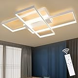 wohnzimmerlampen led dimmbar Größere Größe Deckenleuchte: Leistung: 88w. Farbtemperatur: 3000K - 6000K. Leuchtmittel Typ: LED. Spannung: 230v. Dimmbar: ja. Das Produkt wurde vor kurzem überarbeitet und modernisiert, und es gibt Fälle, in denen die Energieeffizienzwerte nicht mit der Detailseite übereinstimmen. Wenn Sie das Produkt erhalten und Probleme haben, wenden Sie sich bitte an unseren Kundendienst.