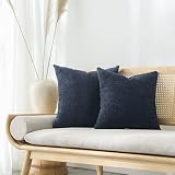 FIOUOVO Textured Farmhouse Throw Pillow Covers 20x20 Decorative Pillows for Bed Couch Pillows for Li