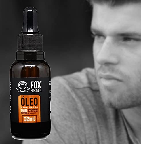 Óleo Para Barba Fox For Men 30ml Caixa Com 3 Unidades