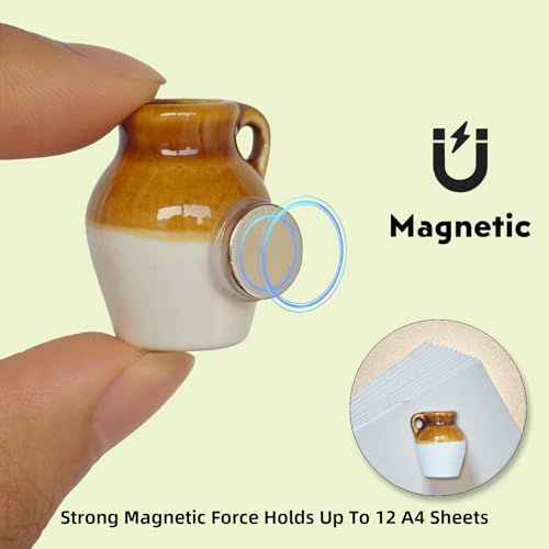 5pcs mini imanes jarrón decorativo para frigorífico miniatura 4