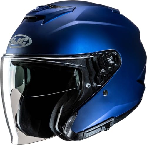 Casco HJC i31 jet azul metálico XXL con acabados de alta calidad