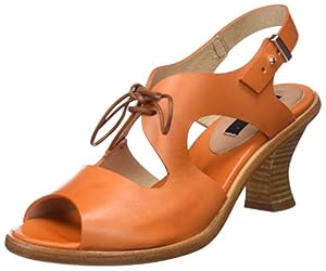 Neosens Neosens Damen S980 Restored Skin Carrot/Negreda Peeptoe Sandalen Neosens Neosens Damen S980 Restored Skin Carrot/Negreda Peeptoe Sandalen