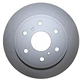 Bison Performance Rear Left or Right Coated 345mm Vented 6 Lugs G3000 Cast Iron Brake Disc Rotor for Cadillac Escalade ESV Chevrolet Avalanche Silverado 1500 Suburban 1500 Tahoe GMC Sierra 1500 Yukon