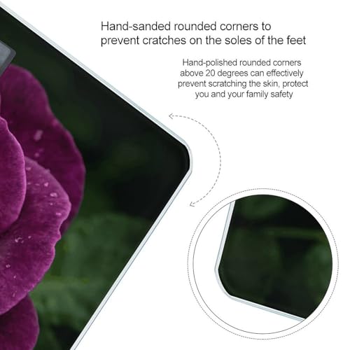 Báscula Digital de Baño Deep Purple Rose 400lb Capacidad miniatura 4