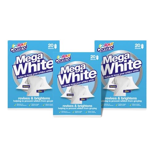 Pack of 2 x 20 Piece Mega White Laundry Sheets - Clothes Stain Remover, Clean Cloth Washing Laundry Prevent Colour Run Protects Brightness Washing Sheet Colour Run Remover - Image 9