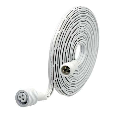 3-Pin Extension Cable Compatible with Govee Dots H705A/H705B/H705C/H706A for Govee Outdoor Lights -Weatherproof Long Extension Cord for Permanent Outdoor Lighting Systems(13FT IP68)
