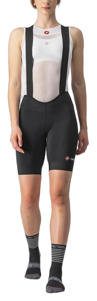 CASTELLI Endurance W Bibshort – Women's Cycling Bib Shorts, High-Level Comfort and Performance Black