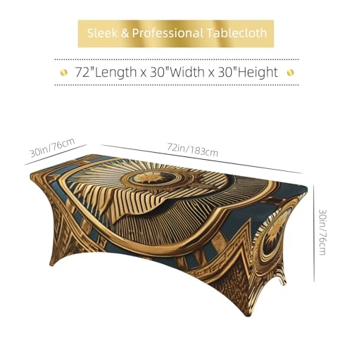 Nappe extensible facile à nettoyer Sun Old pour grande table ovale - 5