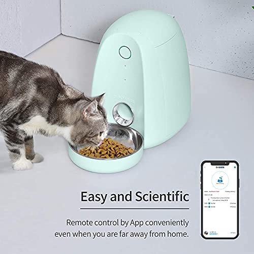 DOGNESS-Smart-Feed-Automatic-Cat-Feeder-Wi-Fi-Enabled-Pet-Feeder-for-Cat-and-Small-Dog-Smartphone-App-for-iOS-and-Android-Portion-Control-Fresh-Lock-System-Auto-Food-Dispenser