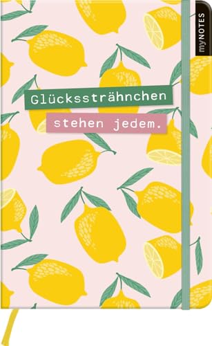 myNOTES Notizbuch A5: Glückssträhnchen stehen jedem: Notebook medium, gepunktet | Für schöne Momente und sonnige Gedanken: Ideal als Bullet Journal oder Tagebuch