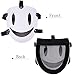 Gmasking 2022 Horror Killer Enis Smile Cosplay Mask Adult Halloween Party Costume (Black Mesh)