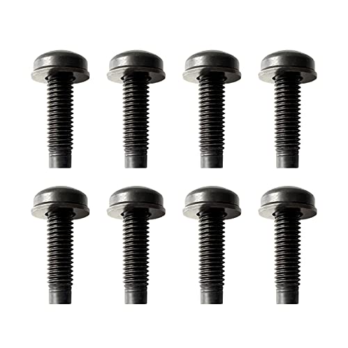 M8 Bolts for Jeep Wrangler JK 2007-2018,Hardtop Bolts for Jeep,Extra Long 1.25 Screws for Windshield Frame,Hardtop,Roll Bar,Headlight,Door Hinge,8Pcs