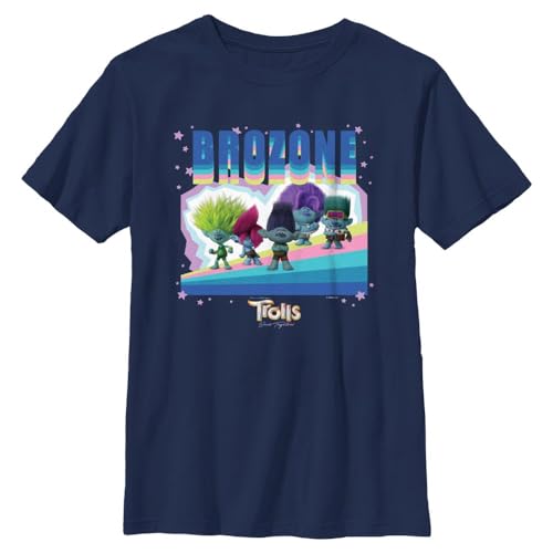 DREAMWORKS TROLLS Trolls Brozone Adults Boys Short Sleeve Tee Shirt