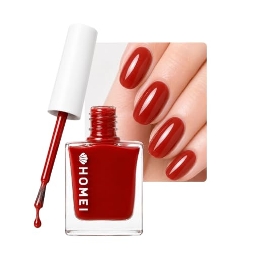 HOMEI 5-in-1 Tinted Nail Strengthener, Hardener fo...