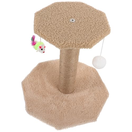 Rascador torre para gato pequeño de sisal colgable miniatura 1