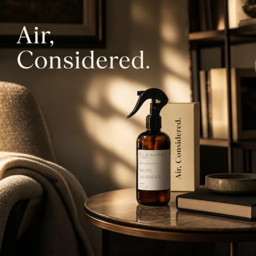 Image of White Lavender Room Freshener Spray - 300 ml, Long Lasting Plant-Derived Home Fragrance, Natural Lavender Mist for Bedroom, Living Room, Bathroom, Free from Harsh Chemicals