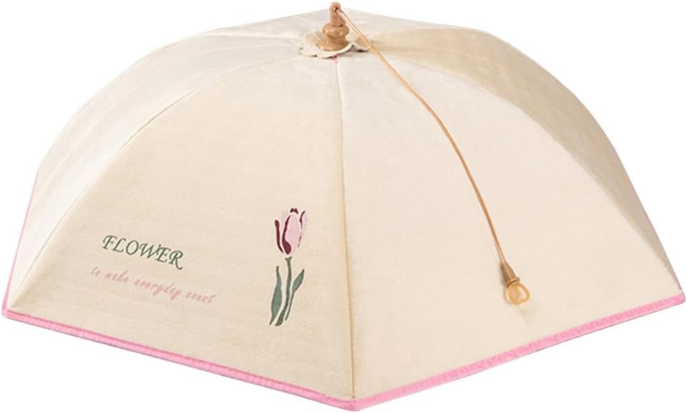 Lurrose Insulated Food Cover Tent - Portable Foldable Thermal Food Dome 27.55X27.55X7.87In - Heat Preservation Cover for Home Dining Outdoor Camping Picnic Use
