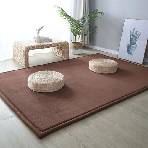 Tapis en velours doux moelleux vert clair de qualité supérieure