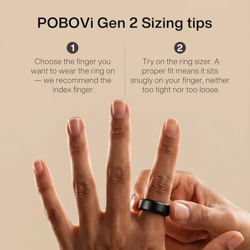 Image of POBOVi Gen 2 Sizing Kit - Size Before You Buy Gen 2 - Unique Sizing, Not Standard Ring Sizing