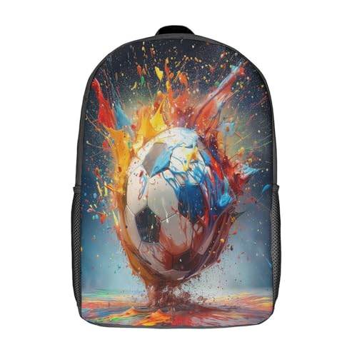 Sac à dos de football enfants 17 pouces pour école primaire et collège