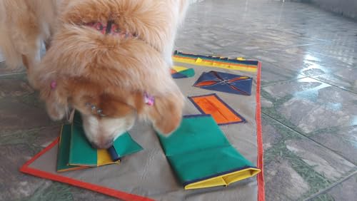 TAPETE PARA ENRIQUECIMENTO AMBIENTAL PARA CÃES BRINQUEDO INTERATIVO PARA CÃES TAPETE DE FUÇAR