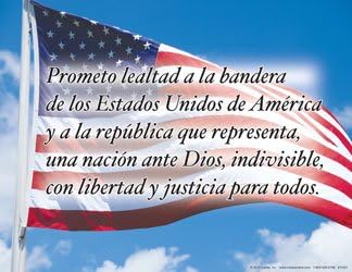 Spanish Pledge Poster