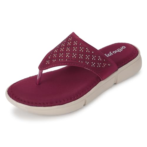 Image of ORTHO JOY doctor Fancy Slipper for women || Orthopedic Women's Fancy Sandal For Women