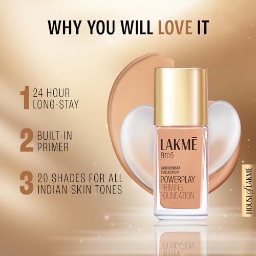 Lakme 9 To 5 Primer + Matte Perfect Cover Liquid Foundation, Full Coverage, Has A Built-In Primer For Poreless, Long Lasting MakeUp, Cool Ivory, 25ml - Image 7