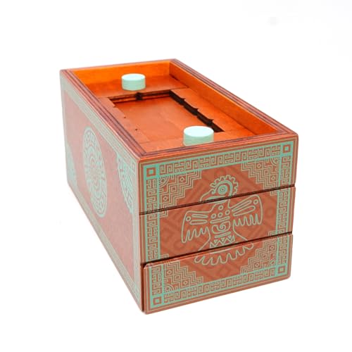 Boîte à puzzle Maya Crux Puzzles en bois à double compartiment