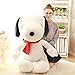 MISTJIA Giocattolo Morbido, Big Snoopy Peluche Peluche Pillow Sleep Sleep Comfort Piedino Pieno di Compleanno per Bambini,100cm