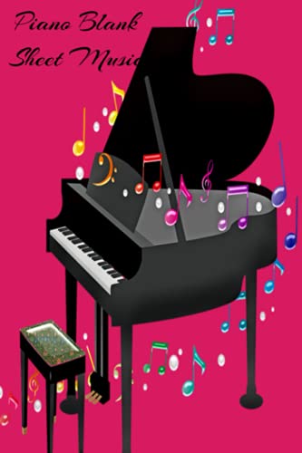 Blank Sheet Music For Piano: Great For Women and Girls, 6 Staves Per Page, Perfect For Piano Lessons (120 Pages, 6x9inches): Perfect Gift Idea For Songwriters And Music Lovers image 2