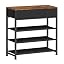 4 Tier ( 28.3 X 11 X 29.5 Inches)-black