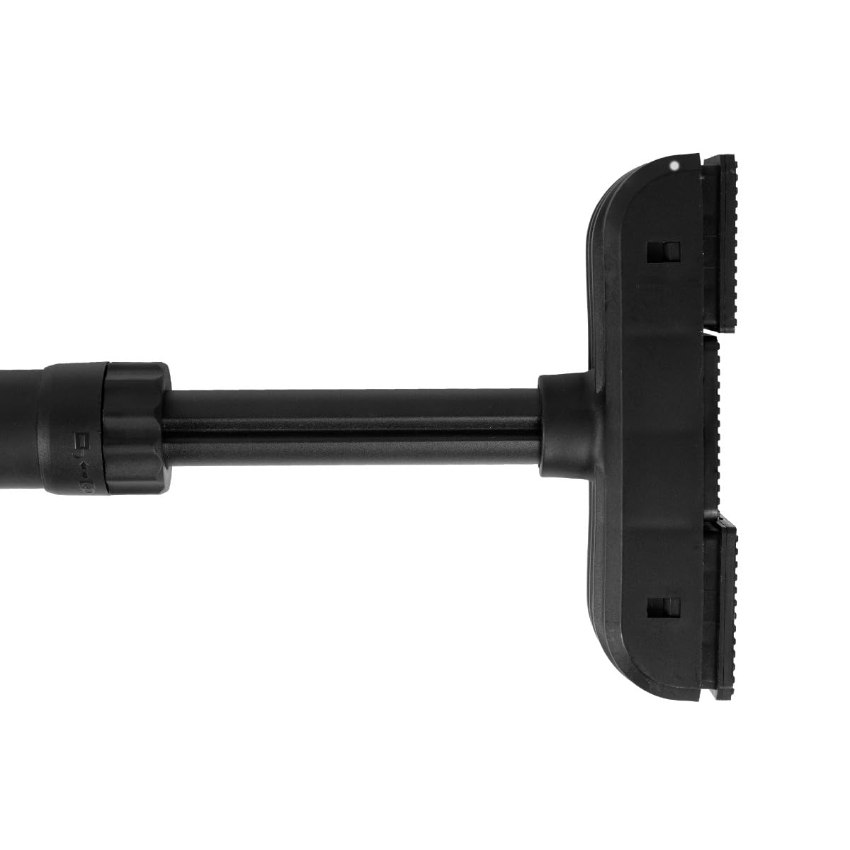 GymBeam Tür-Klimmzugstange anpassbar für Home Gym - Verstellbare Pull Up Bar 73-95 cm, ohne Bohren, Schaumstoffgriff für Komfort, Funktionelles Krafttraining der Oberkörpermuskulatur, Schwarz