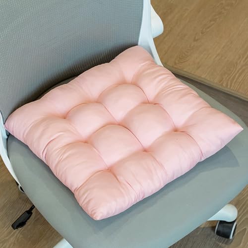 Cushioned Dining Chair Covers with Ties Soft Quilted Seat Cushions for Kitchen Chairs Comfy Upholstered Chair Pads Stylish and Perfect for Home Decor