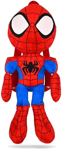 Marvel Spidey and his Amazing Friends Boys' Kids Plush Toy Backpack - 18 Inch, Adjustable Straps, Zipper Closure (Spidey) image 5