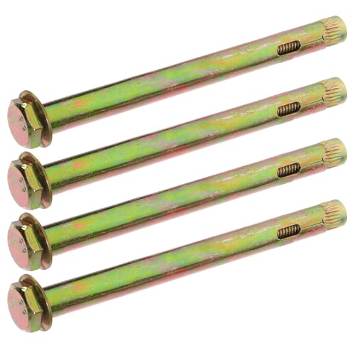 HOMSFOU 4piezas Anclajes De Hormigón Anclajes De Carbono Resistentes Fije Elementos Pesados Interiores y Exteriores