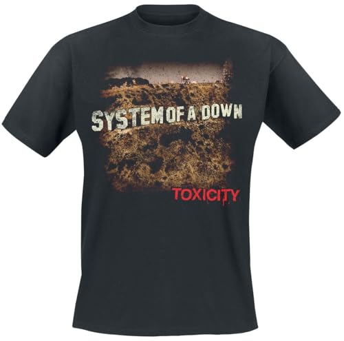System Of A Down Toxicity Unisex T-Shirt schwarz L 100% Baumwolle Band-Merch Bands
