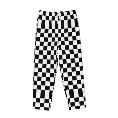 Pantalon de pyjama rayures noires blanches femme - 4