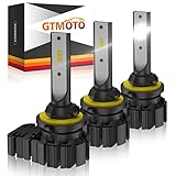 GTMOTO 4010253 LED for 2017-2022 2023 2024 Polaris Sportsman 450 570 850 1000 XP Headlights Pre-angled 886 Bulbs, ATV Pod and Bumper Triple Lights Combo, Powerful 6000K White Offroad Headlamp, 3 Pack