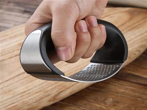 Triturador Amassador Alho Aço Manual Com Pressão Compra tudo Brasil