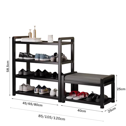 Banc étagère à chaussures d'entrée pour optimiser les petits espaces - 3