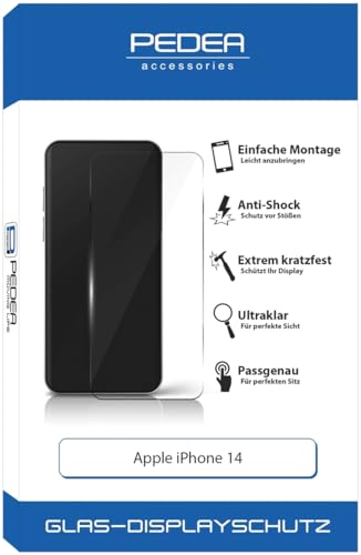 PEDEA PEDEA Display-Schutzglas für Apple iPhone 14