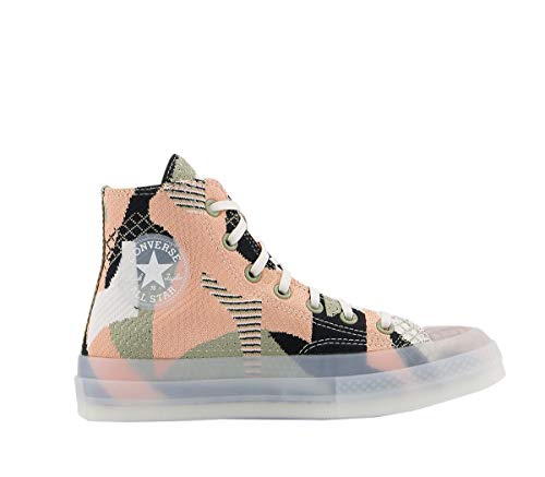 Converse Converse Unisex Chuck Taylor All Star High Top Sneakers Optical White (7.5 B(M) US Women / 5.5 D(M) US Men, Black Monochrome)